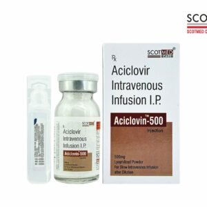 Aciclovir 500 mg Injection (Aciclovin-500) Lyophilized Intravenous Infusion I.P. by Scotmed Care