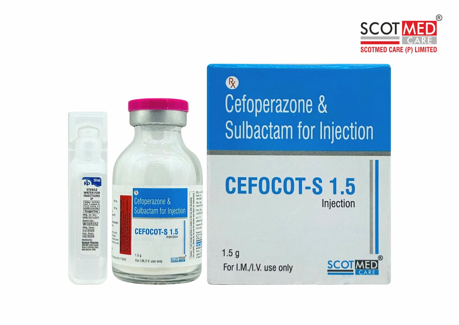 Cefoperazone and Sulbactam for Injection CEFOCOT-S 1.5 Injection by Scotmed Care