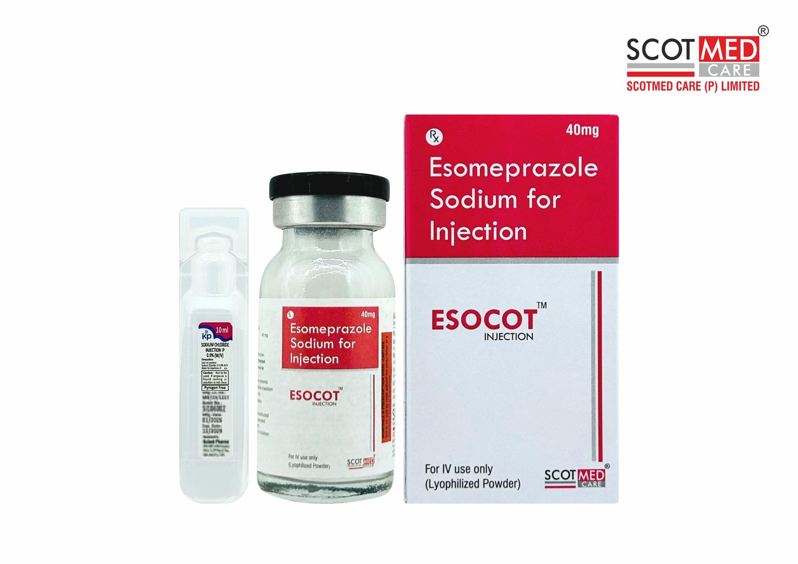 Esomeprazole Sodium Injection 40mg ESOCOT critical care injection