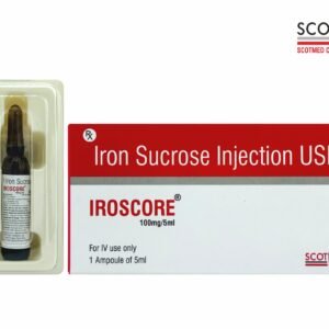 Iron Sucrose Injection USP 100mg/5ml IROScore Scotmed Care critical care injection