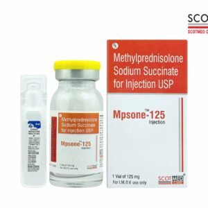 Methylprednisolone Sodium Succinate Injection 125 mg Mpsone-125 Scotmed Care