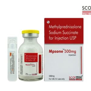 Methylprednisolone Sodium Succinate Injection USP 500mg Mpsone Scotmed Care