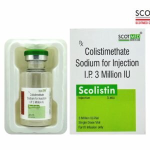 Colistimethate Sodium for Injection I.P. 3 Million IU Scolistin 3 MIU Scotmed Care