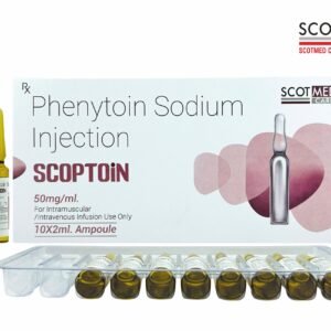 Phenytoin Sodium Injection 50 mg/ml SCOPTOIN 2 ml ampoules – critical care injection