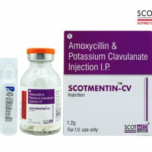 Amoxycillin & Potassium Clavulanate Injection I.P. 1.2 g SCOTMENTIN-CV
