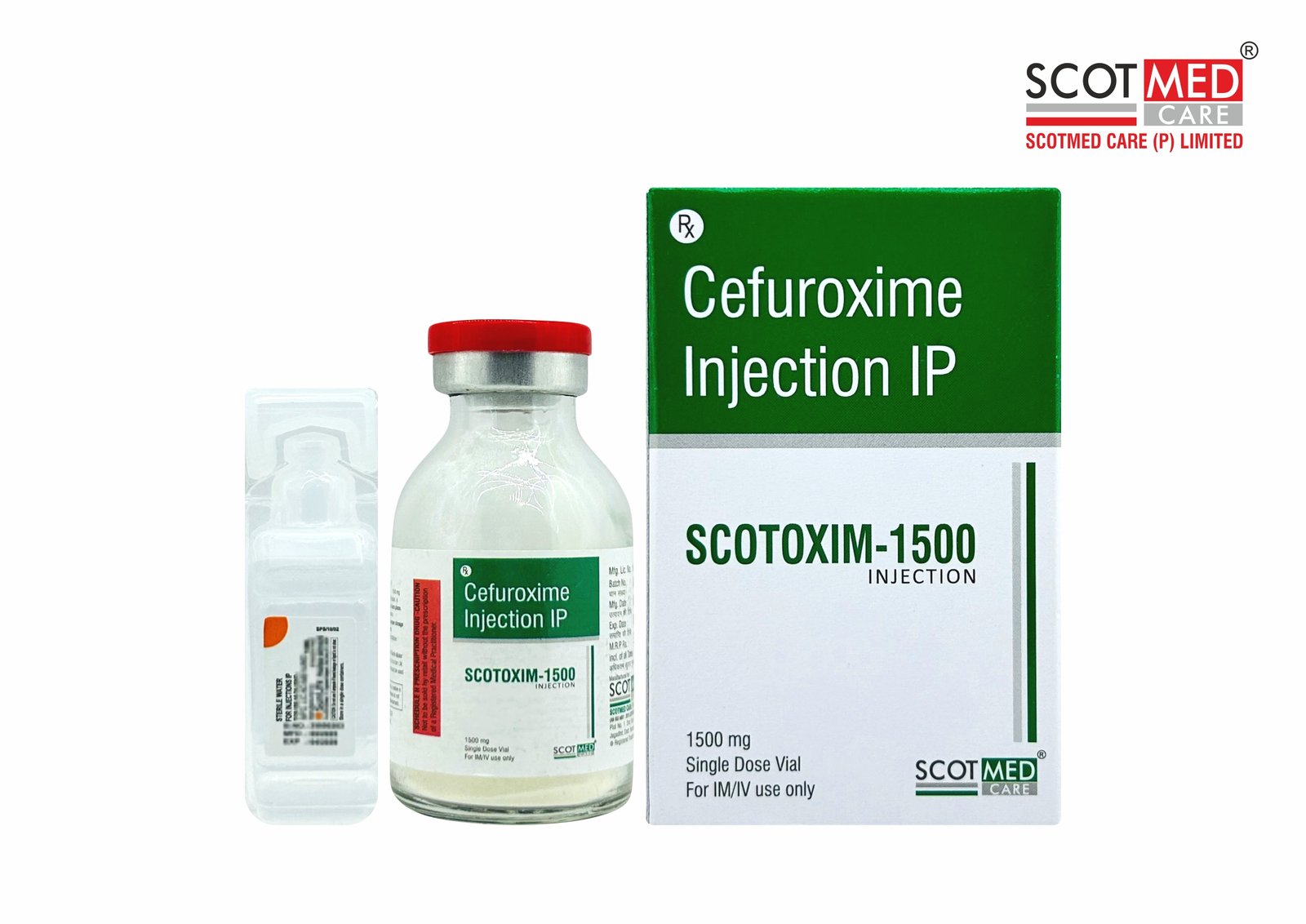 Cefuroxime Injection IP 1500 mg SCOTOXIM-1500 by Scotmed Care