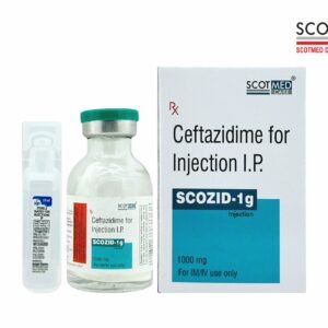 Ceftazidime Injection 1g SCOZID-1g by Scotmed Care