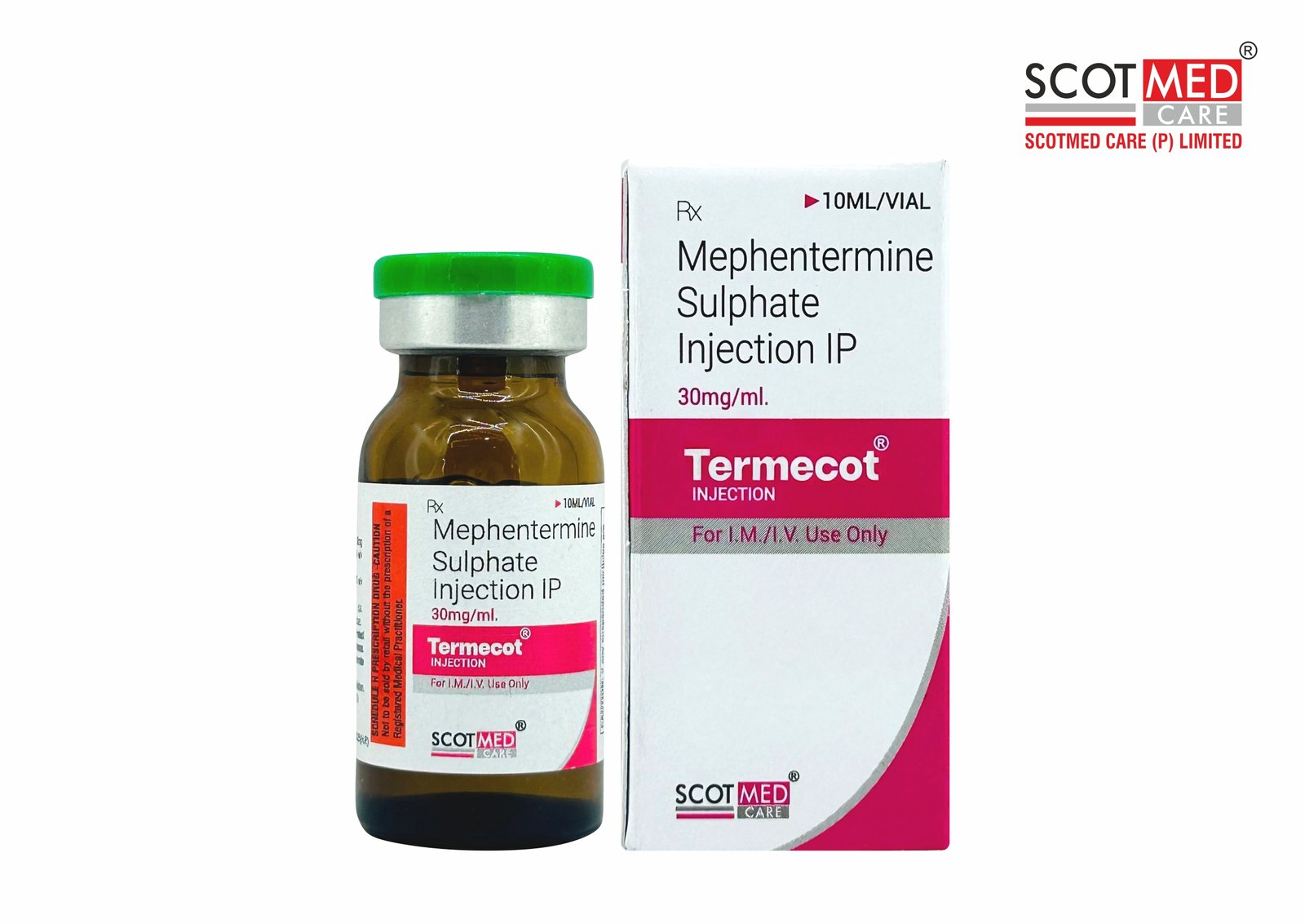 Mephentermine Sulphate Injection IP 30 mg/ml 10 ml Termecot Injection Scotmed Care
