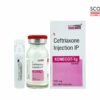 Ceftriaxone Injection IP 1000 mg XONECOT-1g Scotmed Care