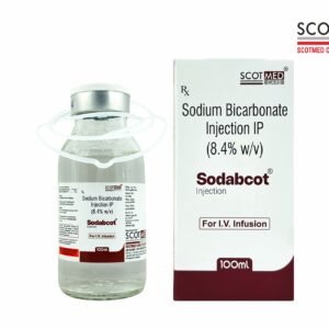 Sodium Bicarbonate Injection IP 8.4% w/v 100ml Sodabcot Injection Scotmed Care