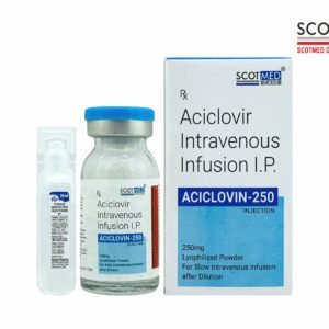 Aciclovir Injection IP 250 mg (ACICLOVIN-250) Lyophilized Powder for Intravenous Infusion | WHO-GMP Critical Care Injection Manufacturer