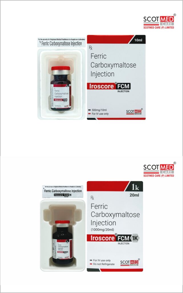 Ferric Carboxymaltose Injection Manufacturer and Supplier in India by Scotmed Care