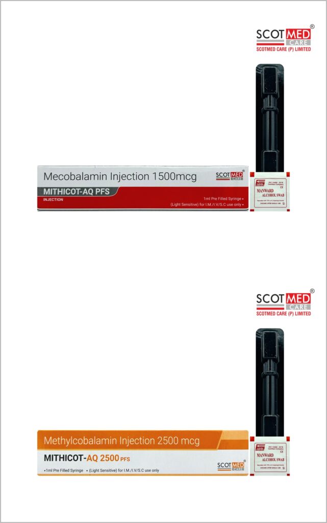 Mecobalamin PFS Injection Manufacturer in India by Scotmed Care