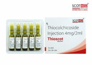 Thiocolchicoside Injection 4mg/2ml – Thioscot Muscle Relaxant Injection by Scotmed Care
