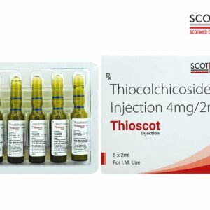 Thiocolchicoside Injection 4mg/2ml – Thioscot Muscle Relaxant Injection by Scotmed Care