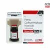 Ferric Carboxymaltose Injection 1000mg/20ml Iroscore FCM 1K vial and box by Scotmed Care for iron deficiency anemia treatment.