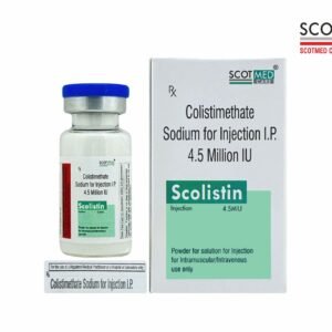 Colistimethate Sodium for Injection I.P. 4.5 Million IU (Scolistin) lyophilized antibiotic injection by Scotmed Care – WHO-GMP Certified Critical Care Injection Manufacturer in India