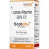 Human Albumin 20% I.P. 100ml SCOTALBU Solution – Scotmed Care