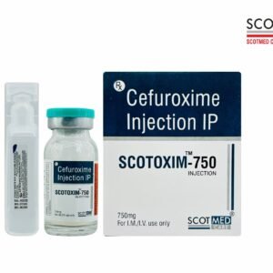 Cefuroxime Injection IP 750mg SCOTOXIM 750 INJECTION by Scotmed Care