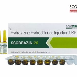 Hydralazine Hydrochloride Injection USP 20mg/ml SCODRAZIN 20 by Scotmed Care