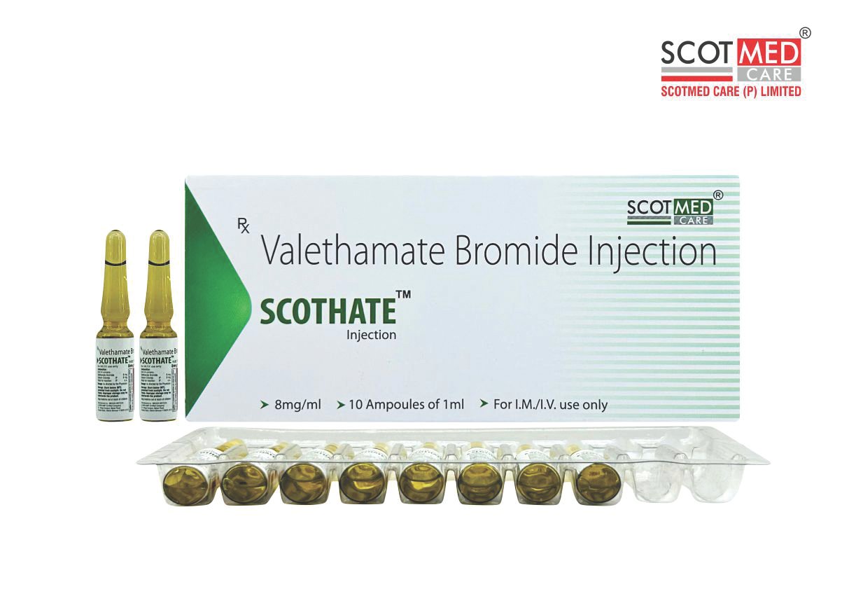 Valethamate Bromide Injection 8mg/ml SCOTHATE Injection by Scotmed Care